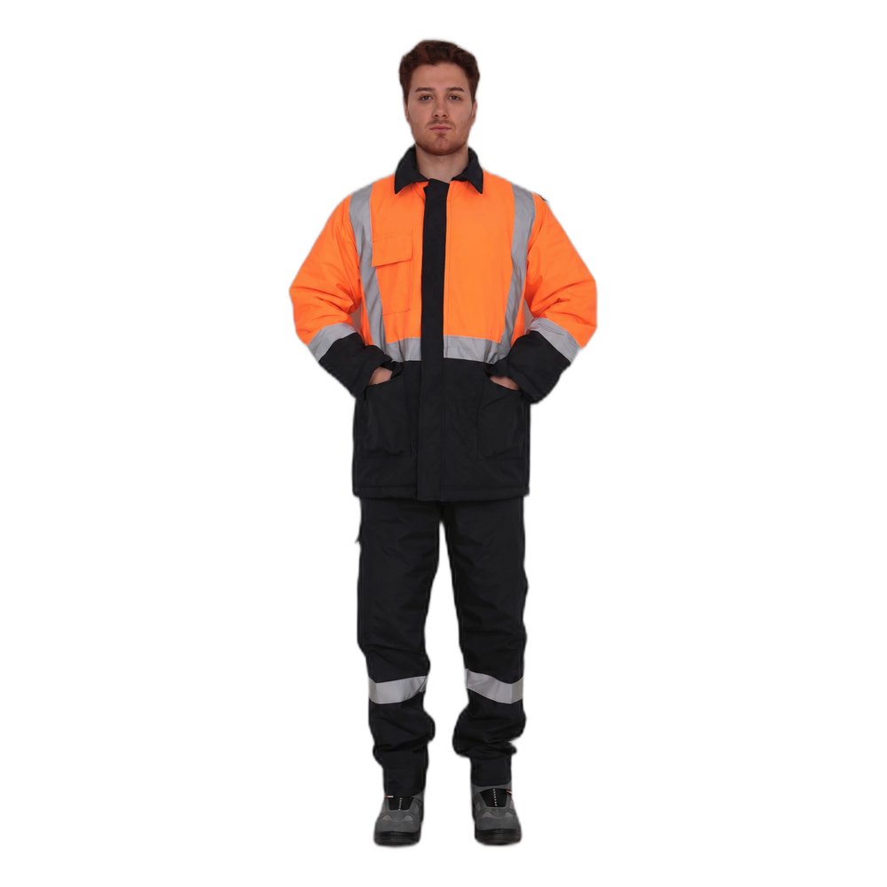 Yerli Membranlı Turuncu Parka — Ön Görünüm